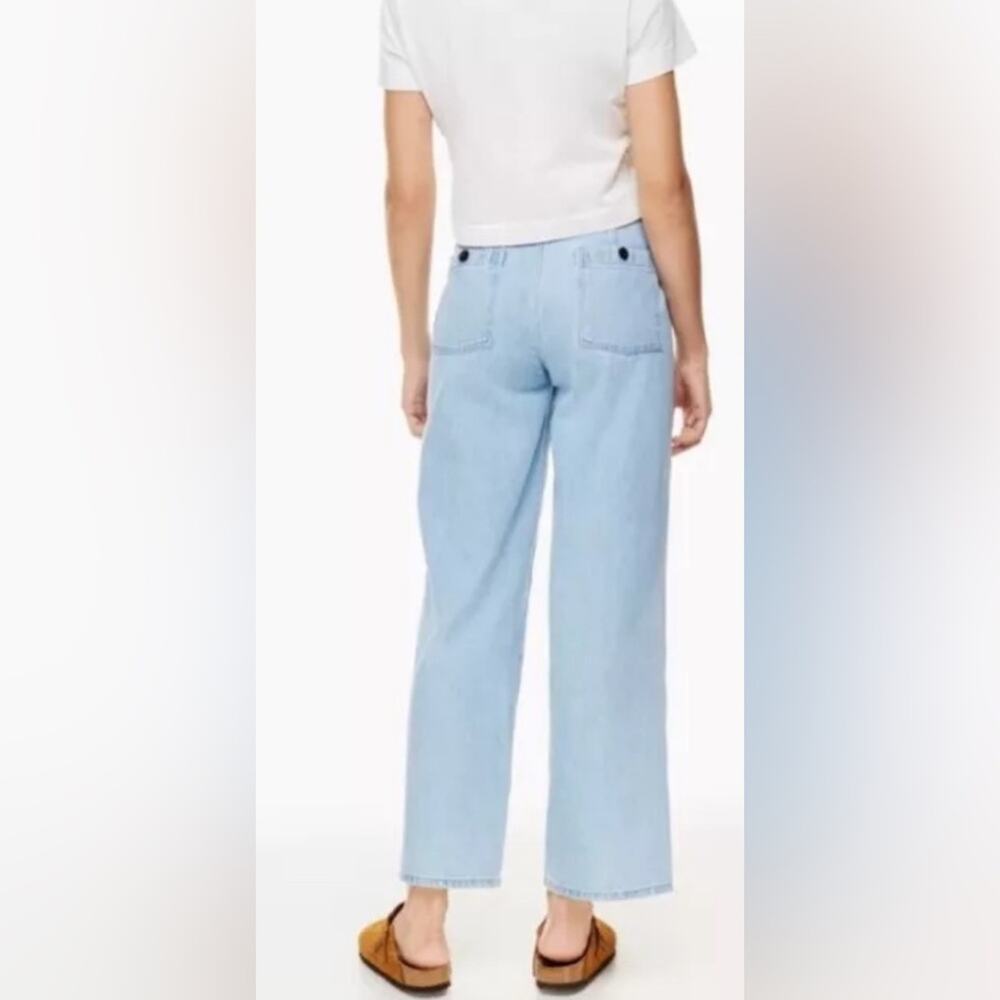 Aritzia Wilfred Free Adrift Jean high rise wide leg size 10 - Picture 9 of 10